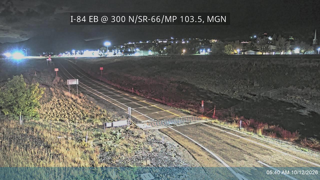 I-84 Off-ramp EB @ 300 N / SR-66 / MP 103.5, MGN