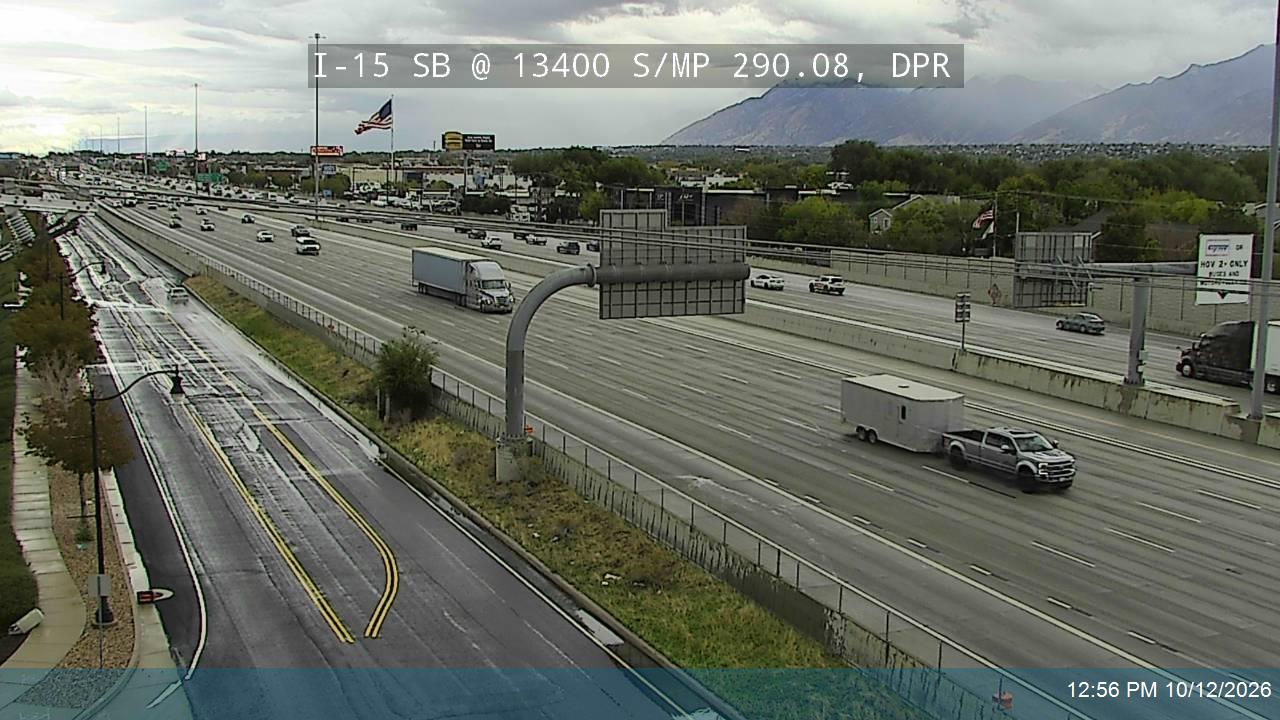 I-15 SB @ 13400 S / MP 290.08, DPR