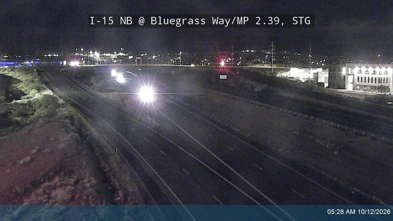 I-15 NB @ Bluegrass Way / MP 2.39, STG