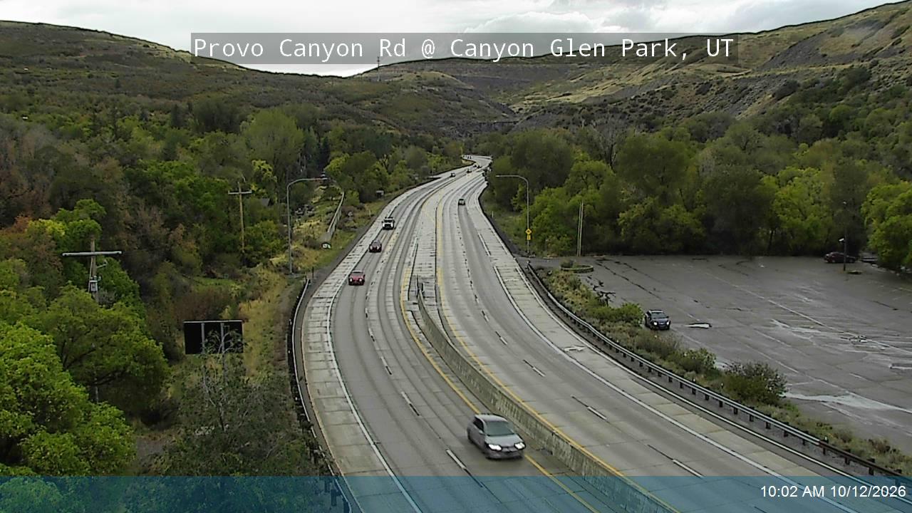 Provo Canyon Rd / US-189 @ Canyon Glen Park / MP 9.98, UT