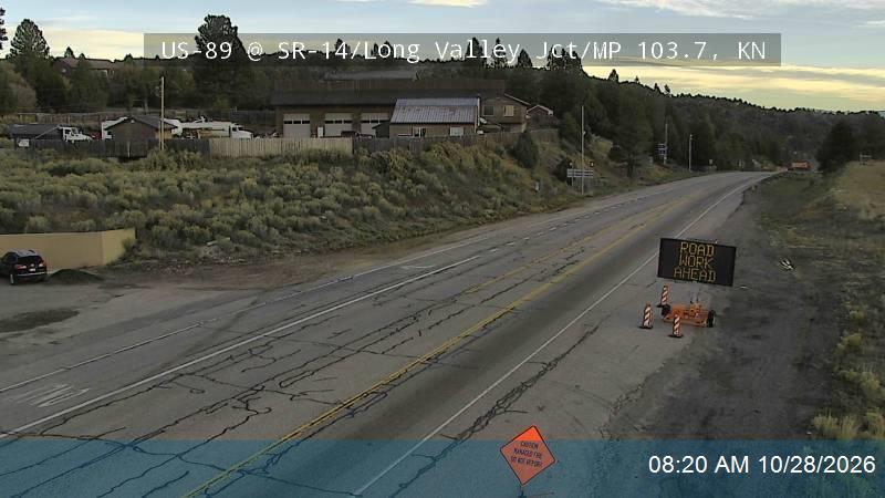 Long Valley Junction: UDOT camera view
