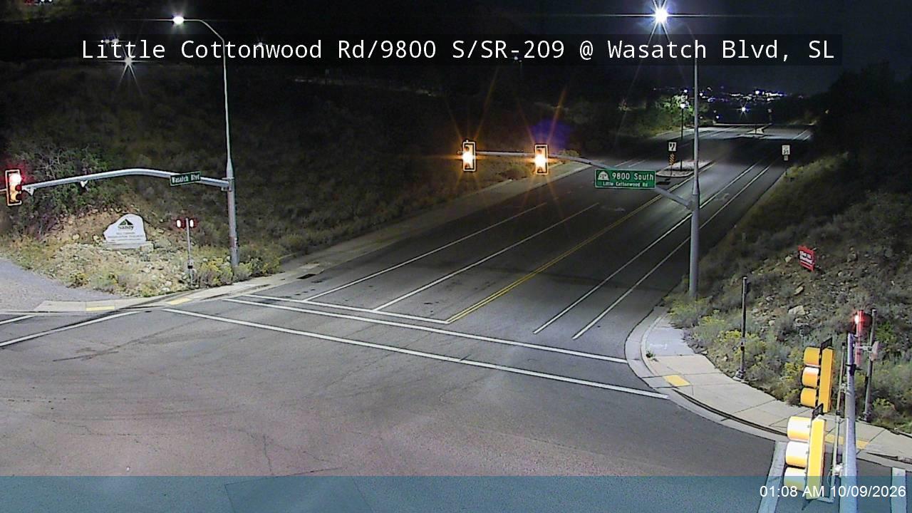Little Cottonwood Rd / 9800 S / SR-209 @ Wasatch Blvd / 3400 E, SL 