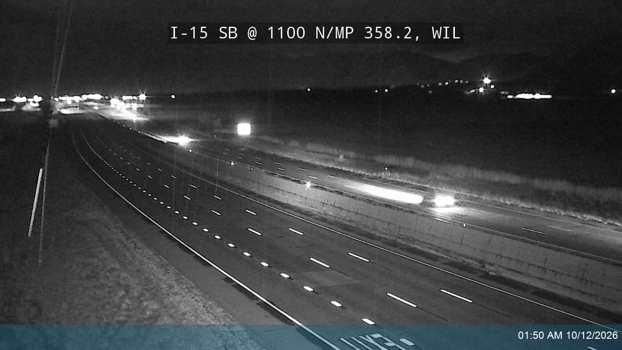 I-15 SB @ 1100 N / MP 358.2, WIL