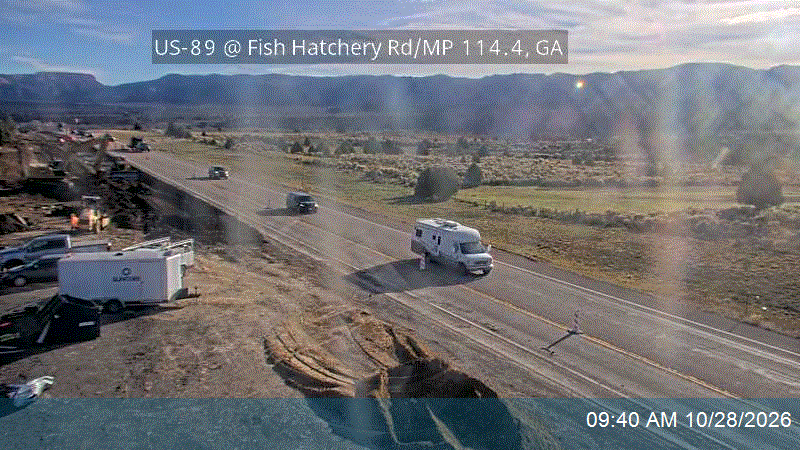 Hatch approach: UDOT camera view