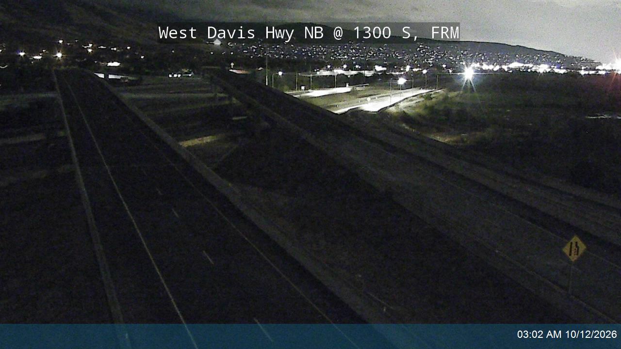 West Davis Hwy / SR-177 NB @ 1300 S / MP 0.0, FRM
