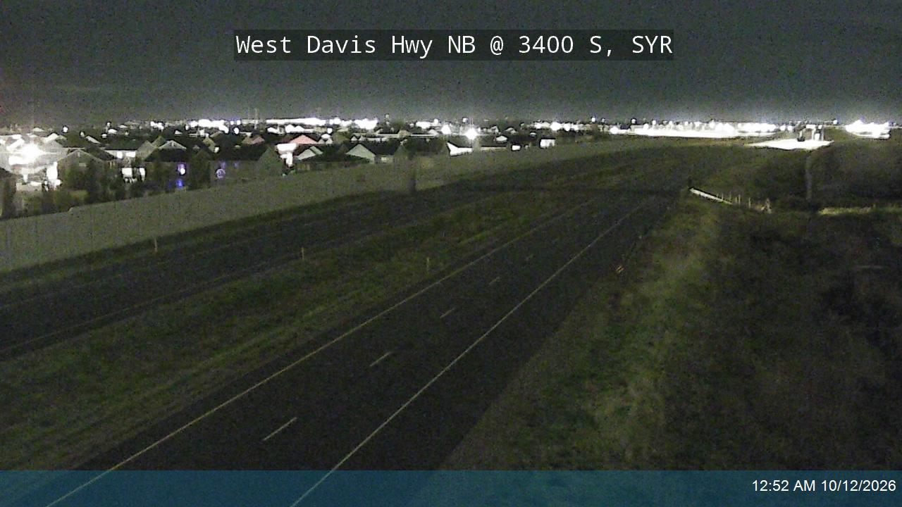 West Davis Hwy / SR-177 NB @ 3400 S / MP 11.42, SYR