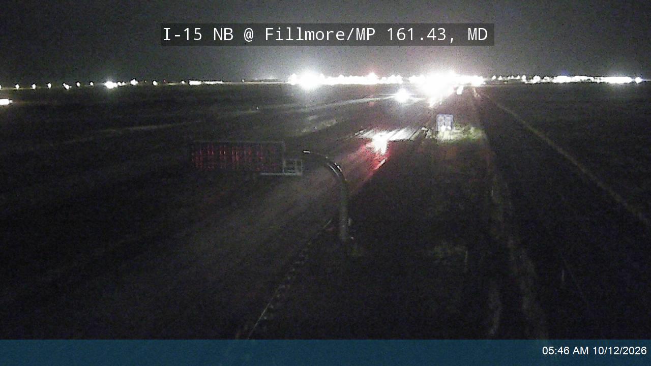 I-15 NB @ Fillmore / MP 161.43, MD