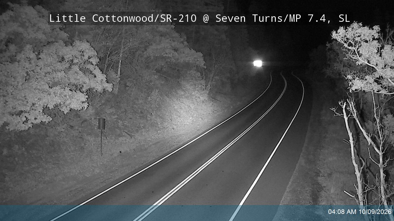 Little Cottonwood Rd / SR-210 EB @ Seven Turns / MP 7.4, SL