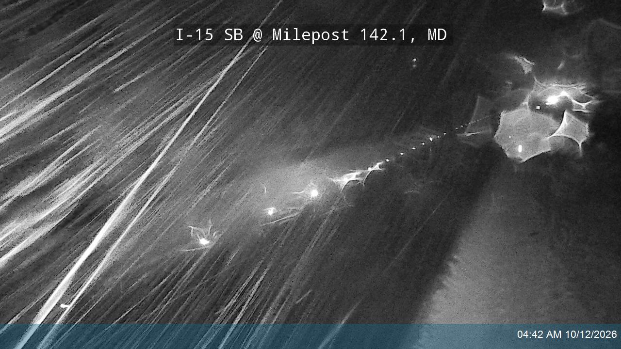 I-15 SB @ Milepost 142.1, MD