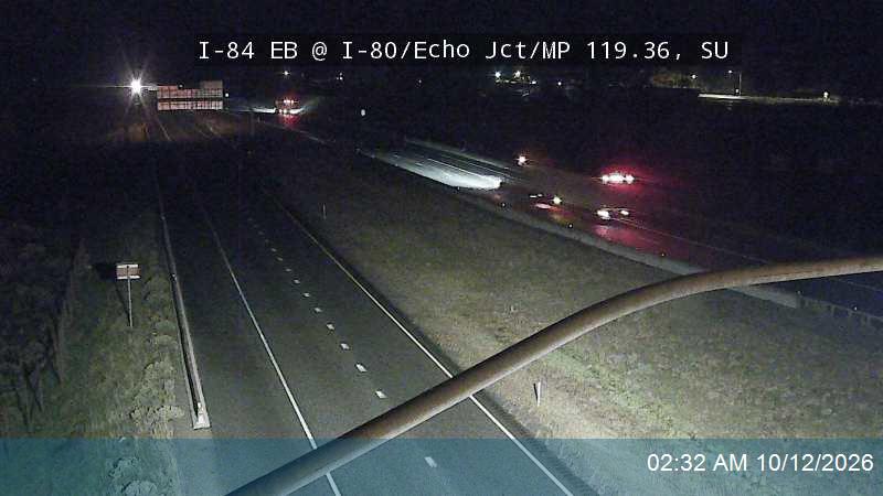 I-84 EB @ I-80 / Echo Jct / MP 119.36, SU (Local)