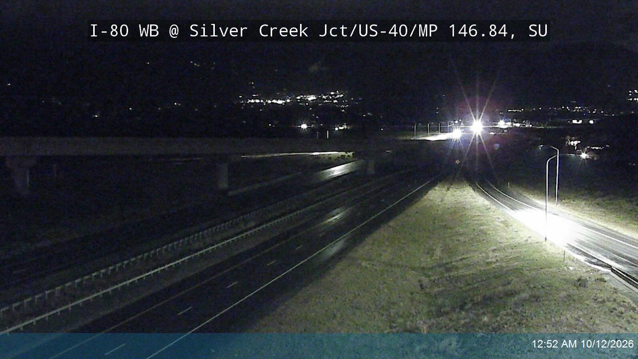 I-80 WB @ Silver Creek Jct / US-40 / MP 146.84, SU