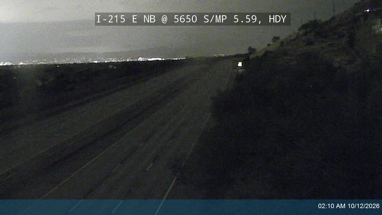 I-215 E NB @ 5650 S / MP 5.59, HDY