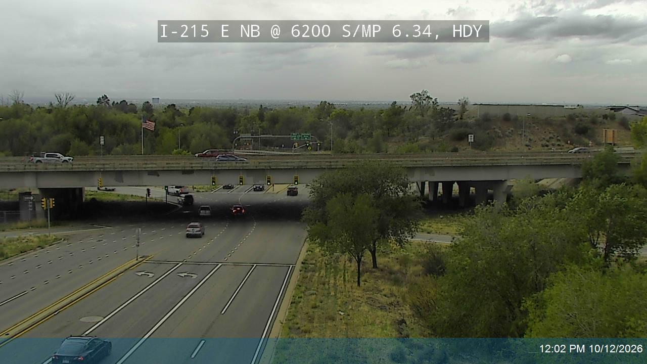 I-215 E NB @ 6200 S / SR-190 / MP 6.34, HDY