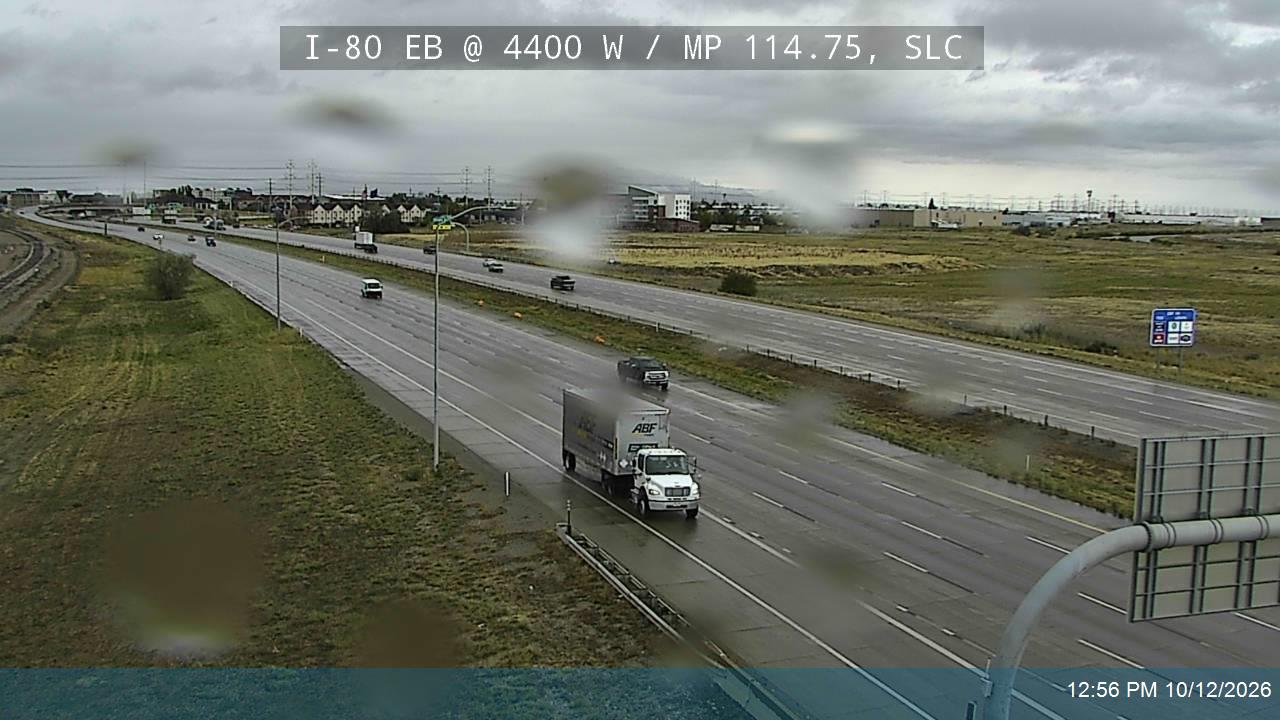 I-80 EB @ 4400 W / MP 114.75, SLC