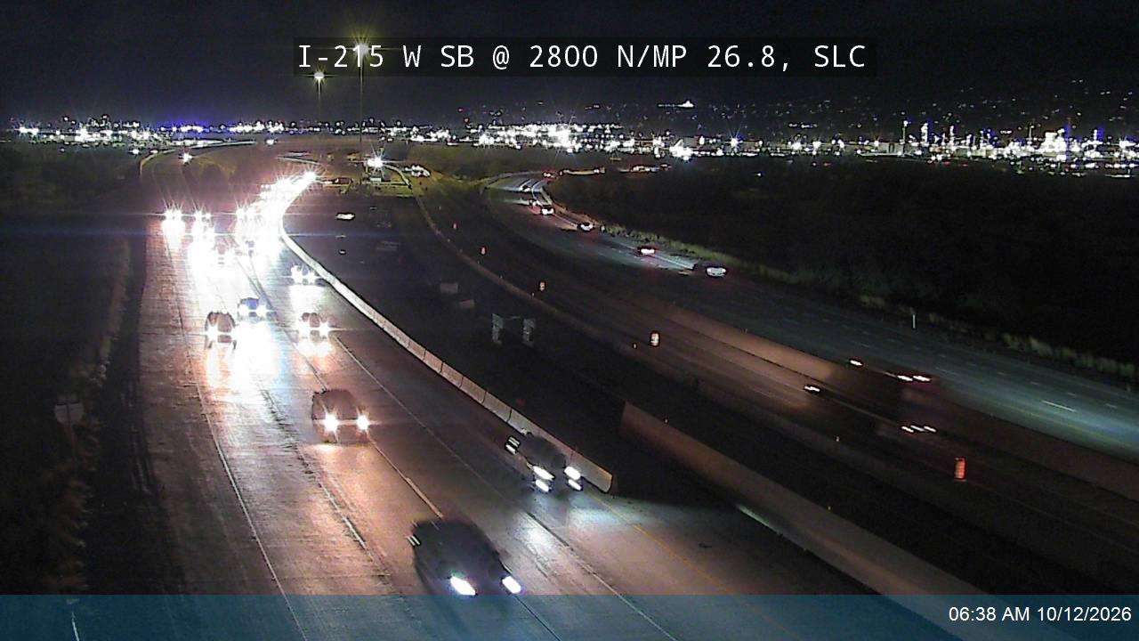 I-215 W SB @ 2800 N / MP 26.8, SLC