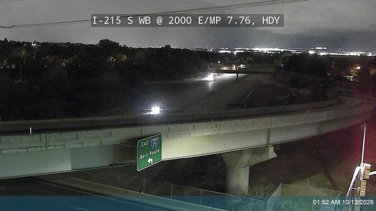 I-215 S WB @ 2000 E / Highland Dr / SR-152 / MP 7.76, HDY