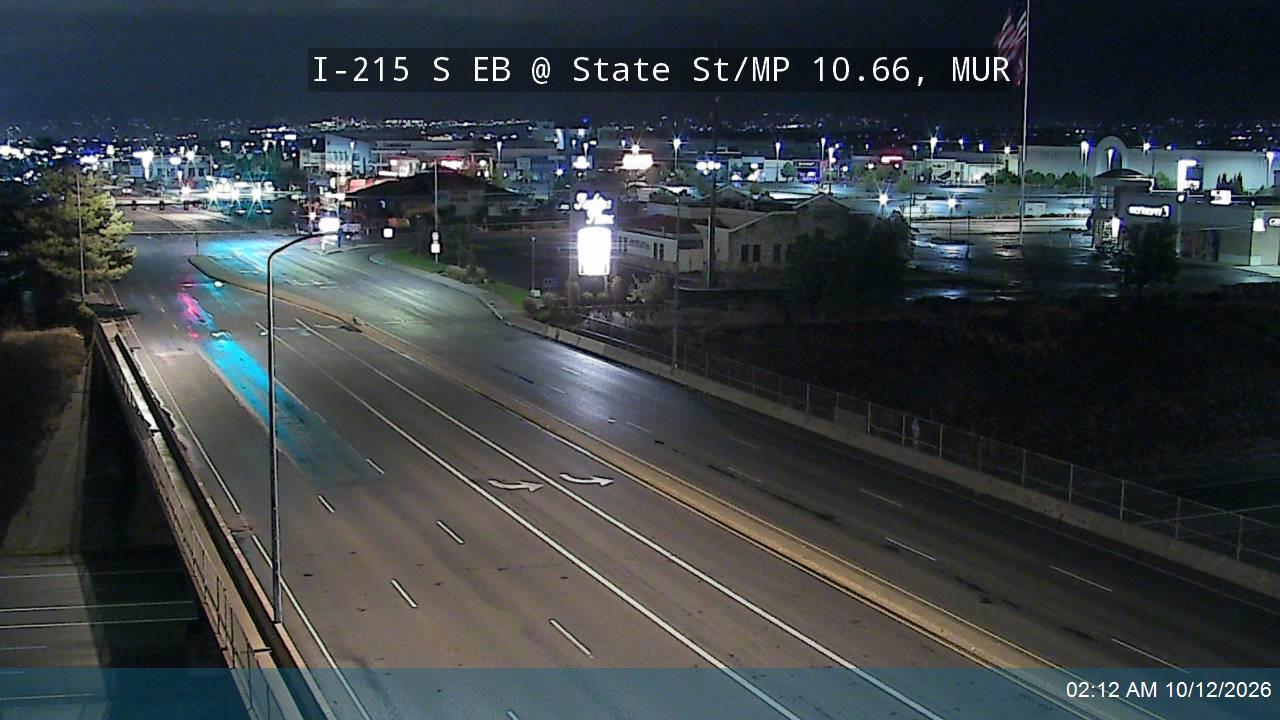I-215 S EB @ State St / US-89 / MP 10.66, MUR