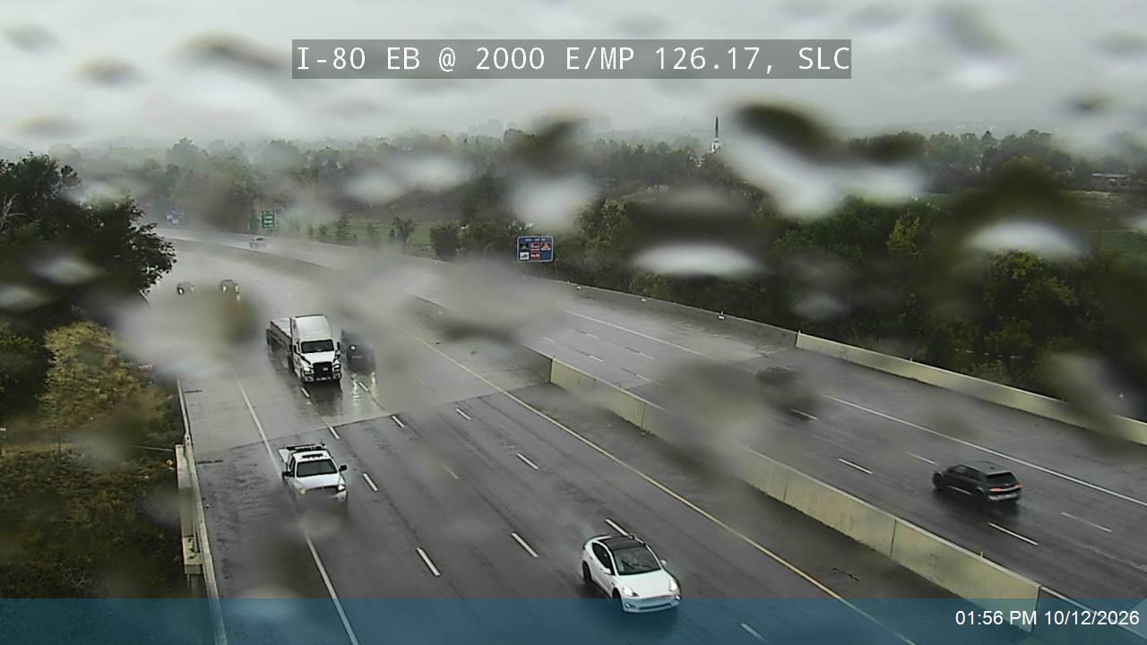 I-80 EB @ 2000 E / MP 126.17, SLC
