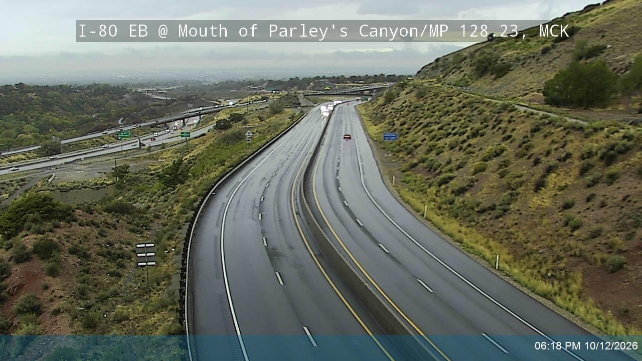 I-80 EB @ Mouth of Parleys Canyon / MP 128.23, SL