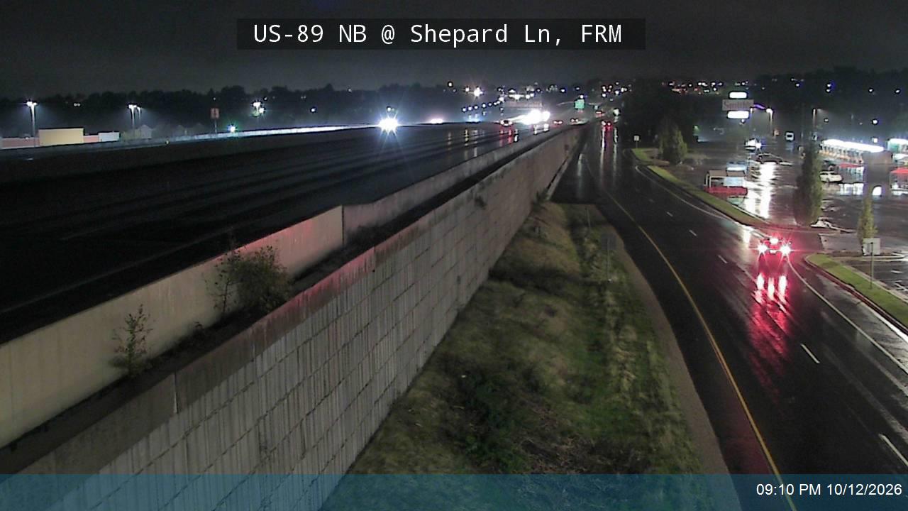 US-89 NB @ Shepard Ln, FRM