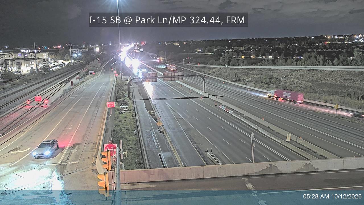 I-15 SB @ Park Ln / 1100 W / SR-225 / MP 324.44, FRM