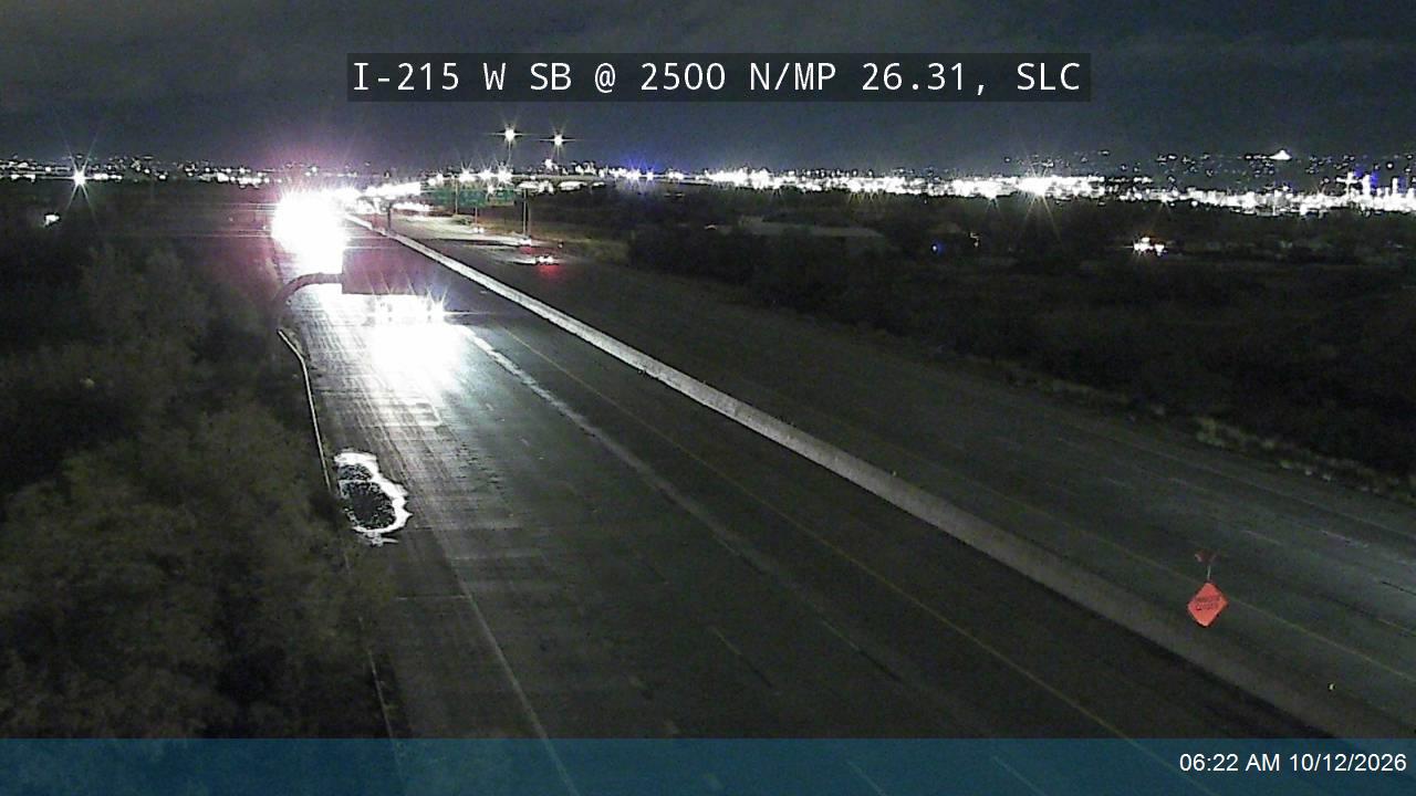 I-215 W SB @ 2500 N / MP 26.31, SLC