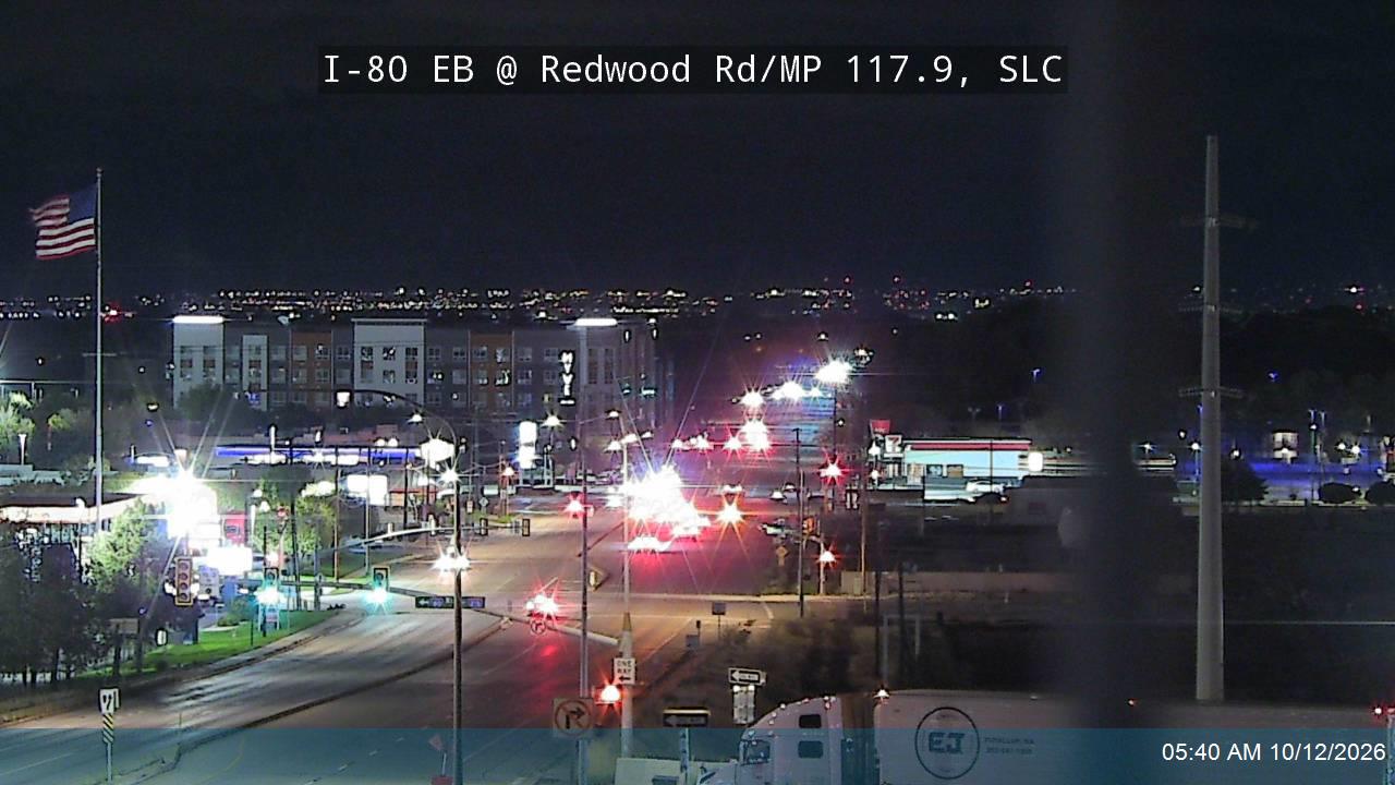 I-80 EB @ Redwood Rd / SR-68 / MP 117.9, SLC