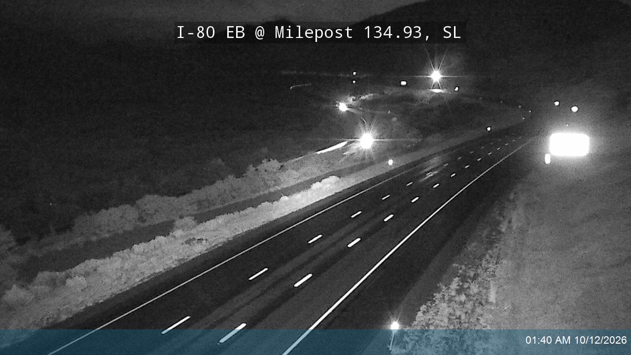 I-80 / Parleys Canyon EB @ Milepost 134.93, SL