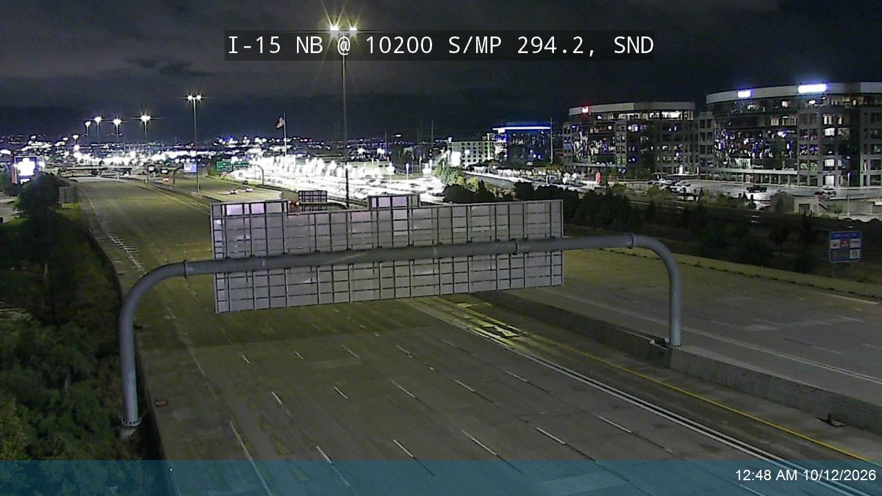 I-15 NB @ 10200 S / MP 294.2, SND