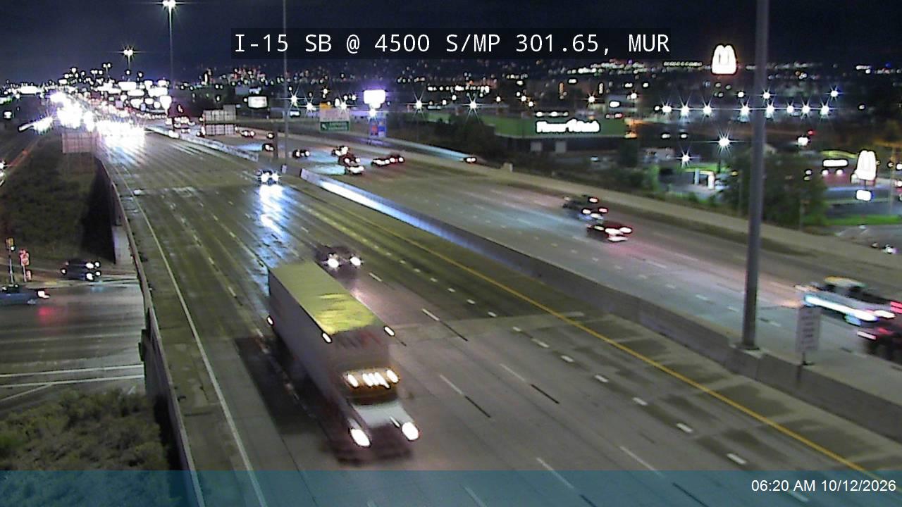I-15 SB @ 4500 S / SR-266 / MP 301.65, MUR