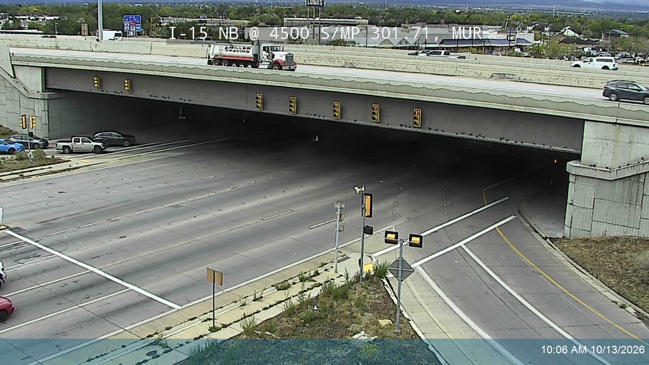 I-15 NB @ 4500 S / SR-266 / MP 301.71, MUR