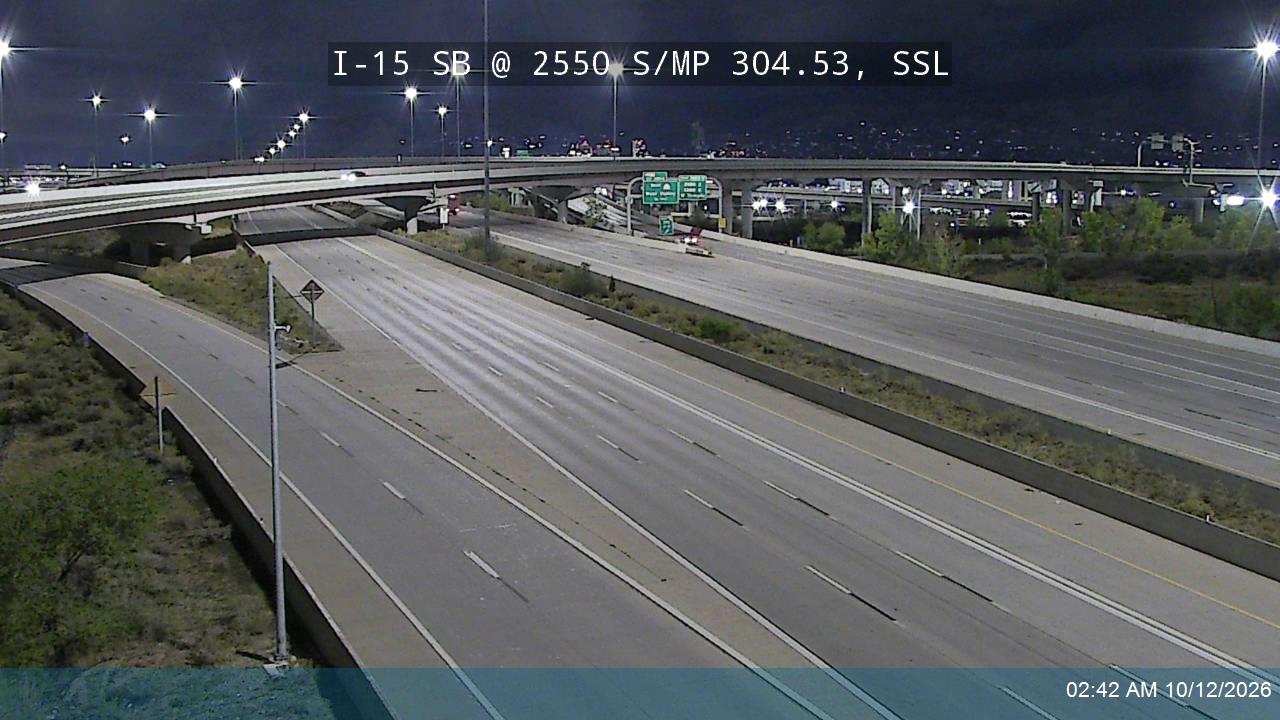 I-15 SB @ 2550 S / MP 304.53, SSL