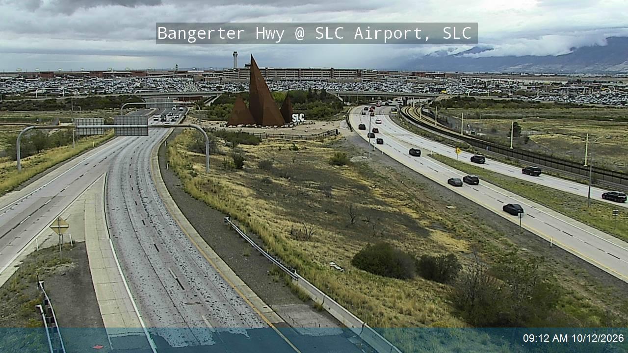 Bangerter Hwy / SR-154 @ SLC Airport / N of I-80  / MP 24.1, SLC