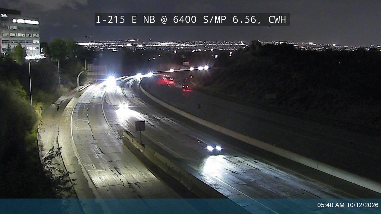 I-215 E NB @ 6400 S / MP 6.56, CWH