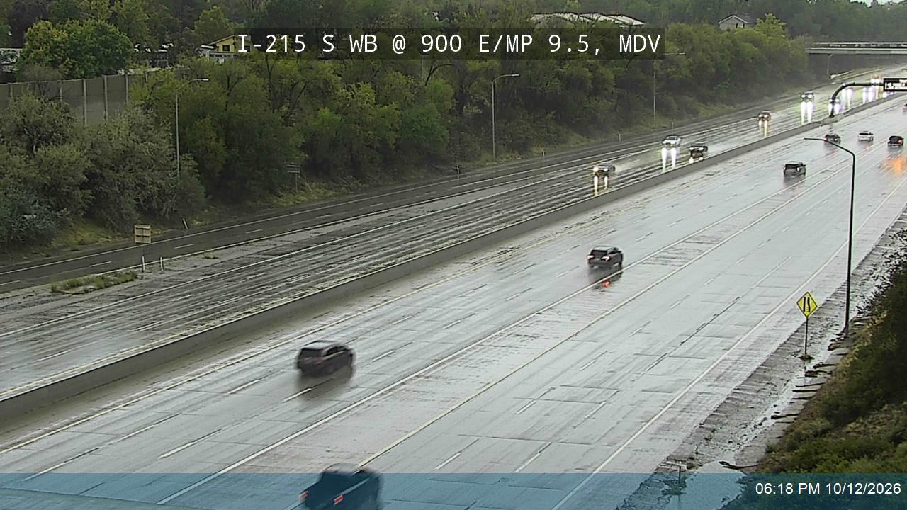 I-215 S WB @ 900 E / SR-71 / MP 9.5, MDV