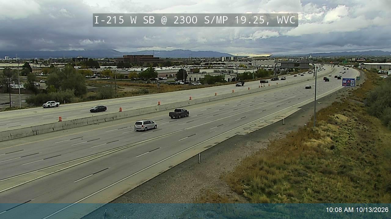 I-215 W SB @ 2300 S / MP 19.25, WVC