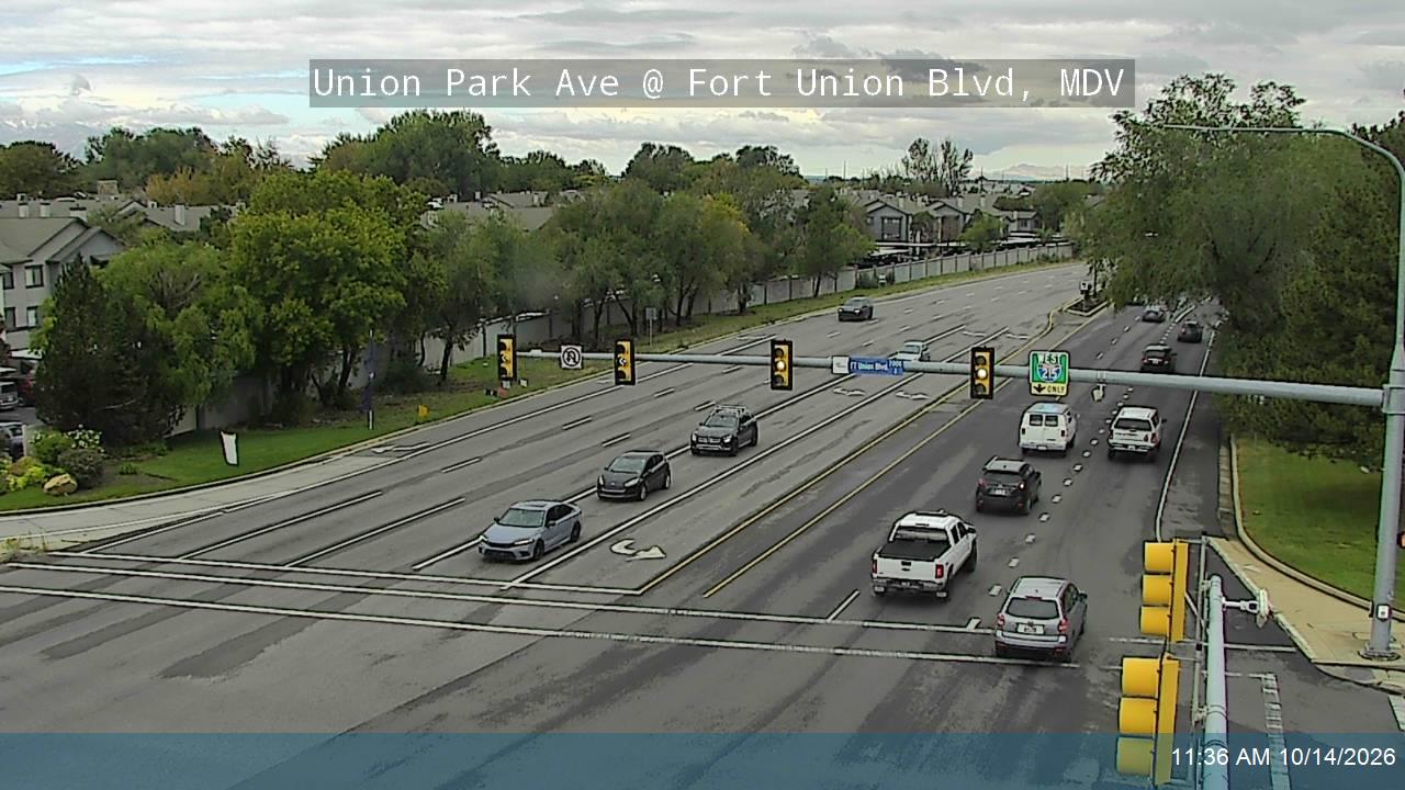Union Park Ave / 1090 E @ Fort Union Blvd / 7000 S, MDV