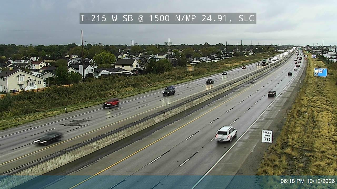 I-215 W SB @ 1500 N / MP 24.91, SLC