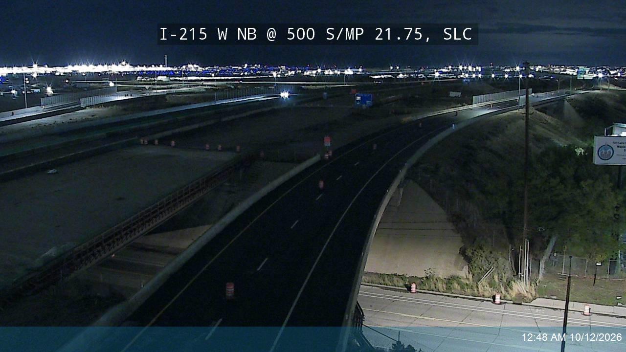I-215 W NB @ 500 S / MP 21.75, SLC