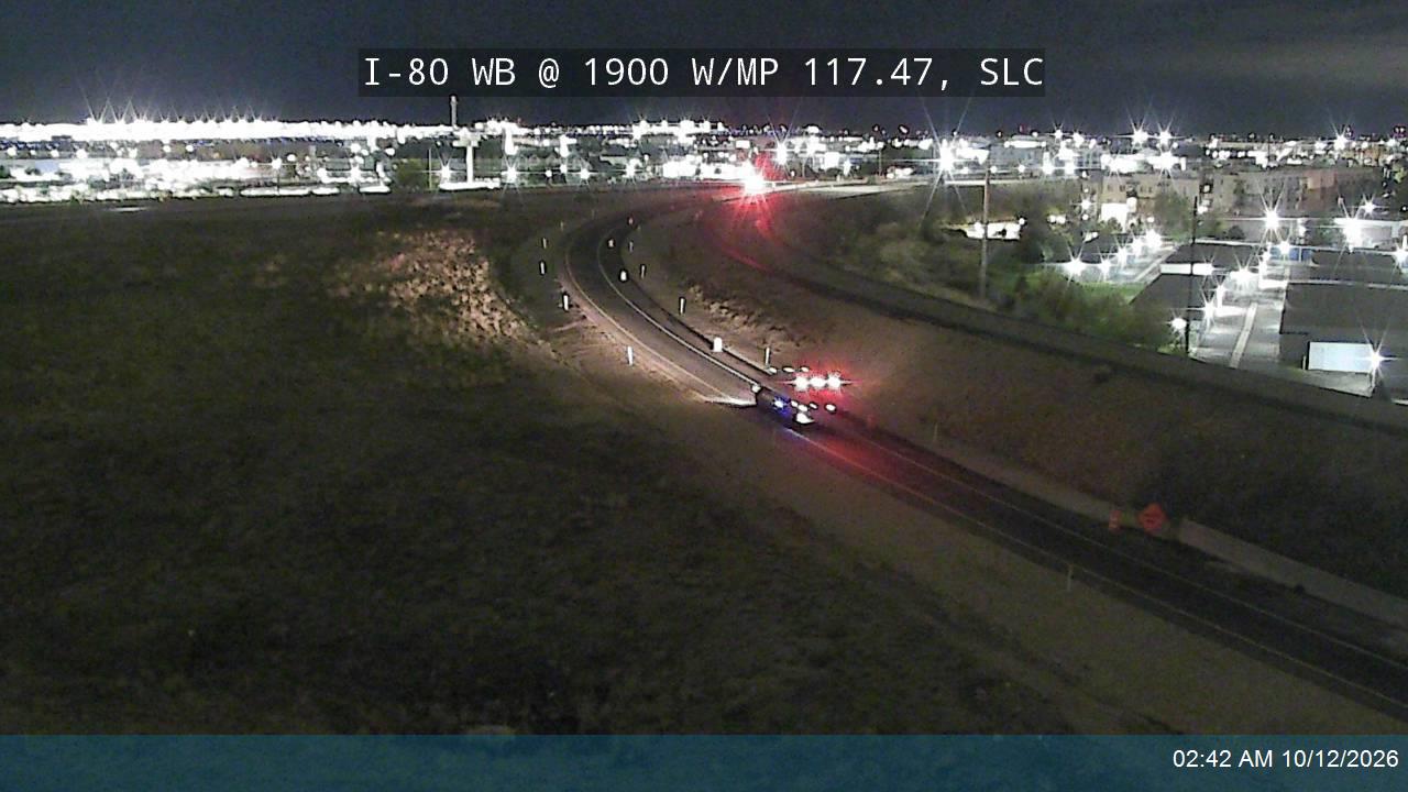 I-80 WB @ 1900 W / MP 117.47, SLC