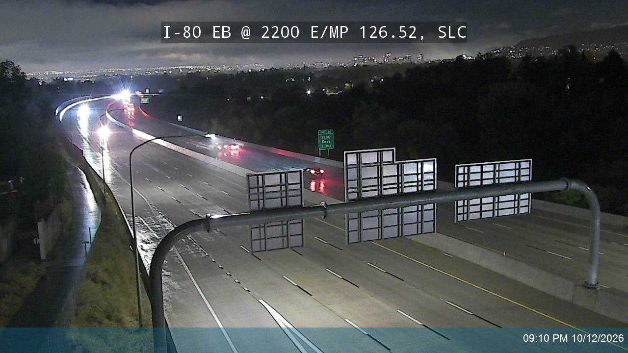 I-80 EB @ 2200 E / MP 126.52, SLC