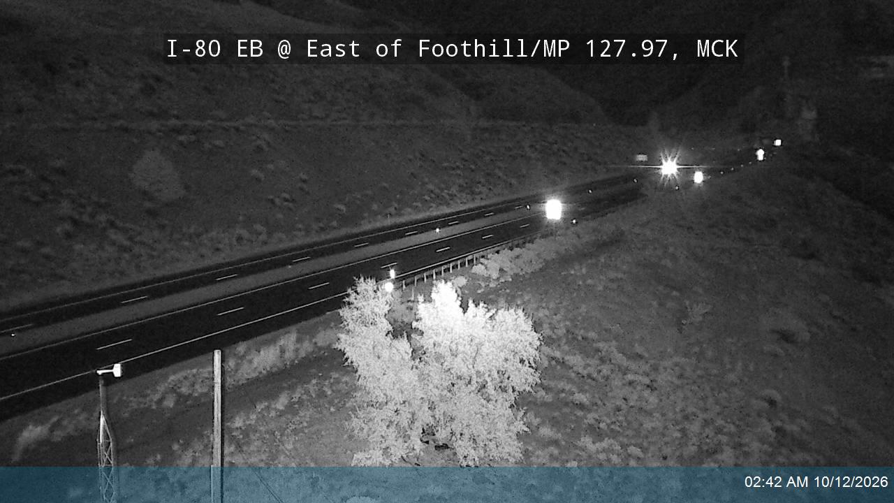 I-80 EB @ 3250 E / East of Foothill / MP 127.97, SL