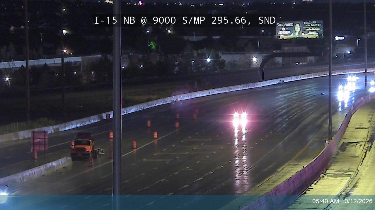 I-15 NB @ 9000 S / SR-209 / MP 295.66, SND