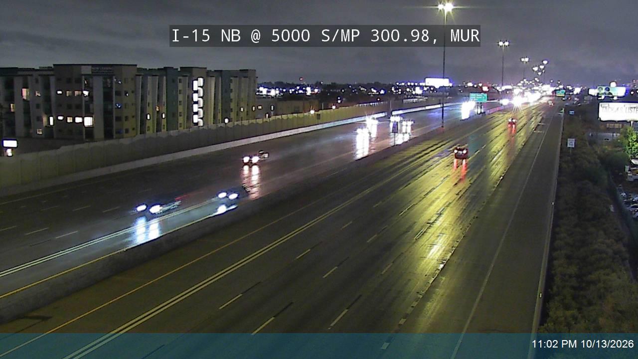 I-15 NB @ 5000 S / MP 301, MUR
