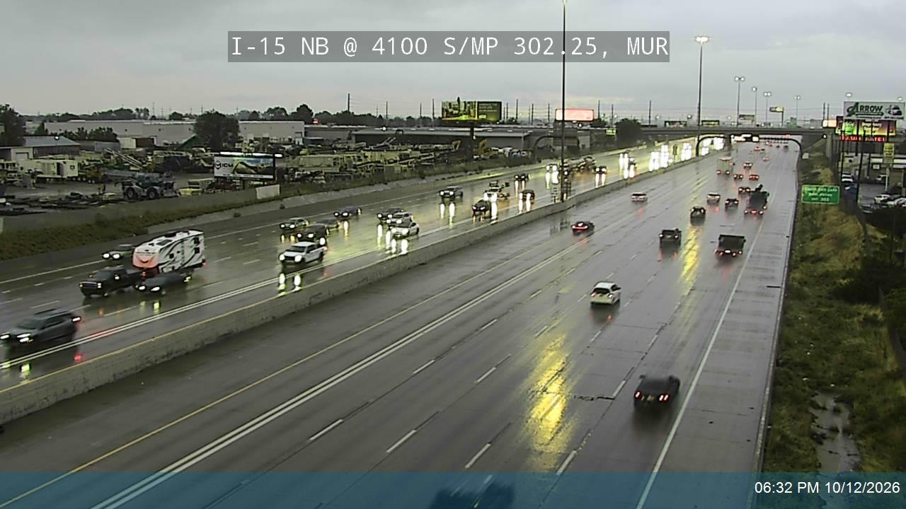 I-15 NB @ 4100 S / MP 302.25, MUR