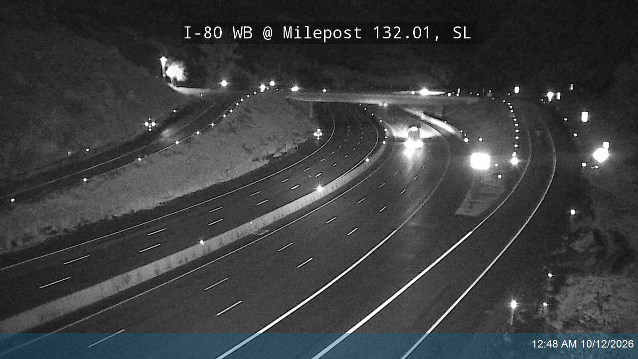 I-80 / Parleys Canyon WB @ Mt Aire Canyon Rd / MP 132.01, SL