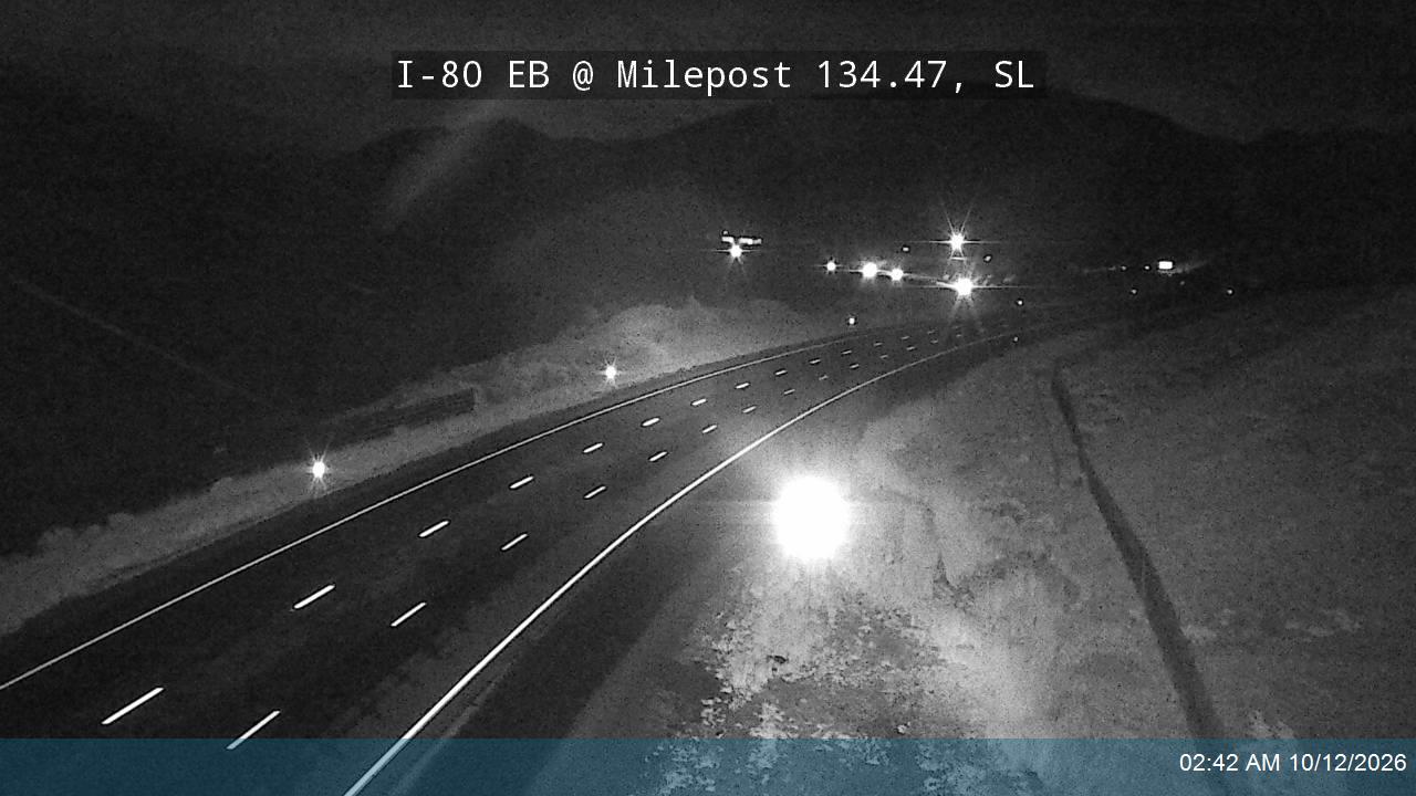 I-80 / Parleys Canyon EB @ Milepost 134.47, SL