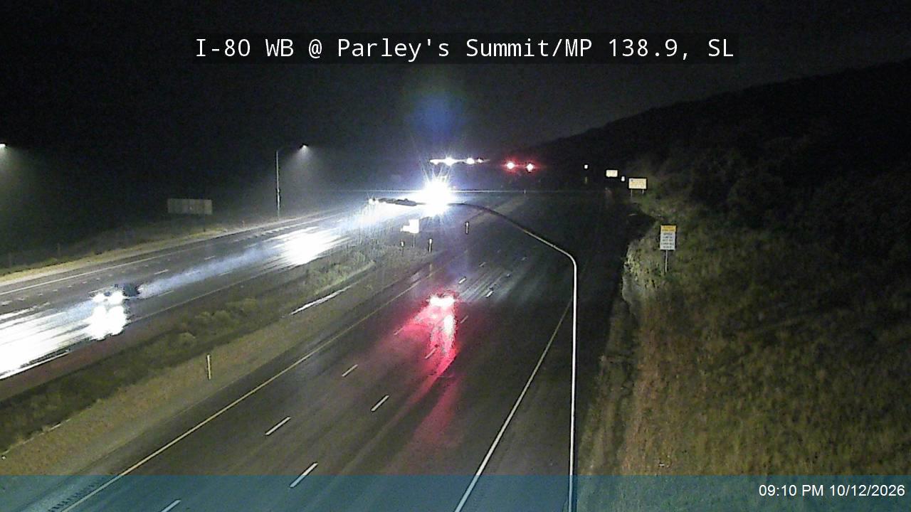 I-80 WB @ Parleys Summit / MP 138.9, SL