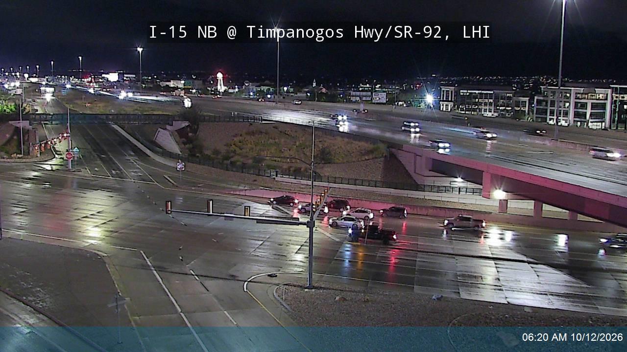 I-15 NB @ Timpanogos Hwy / SR-92 / MP 284, LHI