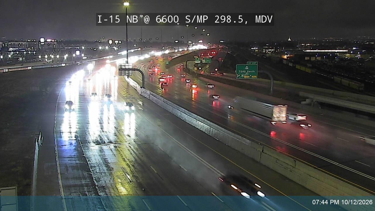 I-15 NB @ 6600 S / MP 298.5, MDV